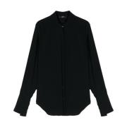 Casual overhemden voor mannen en vrouwen Seventy , Black , Dames