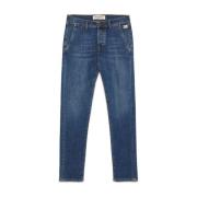 Blauwe Slim Fit Denim Jeans Roy Roger's , Blue , Heren