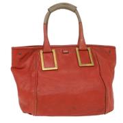 Pre-owned Leather handbags Chloé Pre-owned , Red , Dames