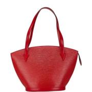 Pre-owned Leather louis-vuitton-bags Louis Vuitton Vintage , Red , Dam...