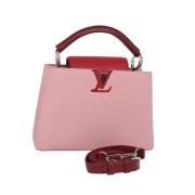 Pre-owned Leather handbags Louis Vuitton Vintage , Pink , Dames