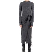 Grijze Wollen Jurk Isabel Marant Étoile , Gray , Dames