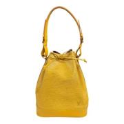 Pre-owned Leather shoulder-bags Louis Vuitton Vintage , Yellow , Dames