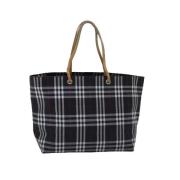 Pre-owned Nylon handbags Burberry Vintage , Black , Dames