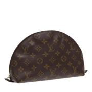 Pre-owned Canvas pouches Louis Vuitton Vintage , Brown , Dames