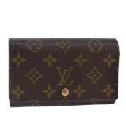 Pre-owned Canvas wallets Louis Vuitton Vintage , Brown , Dames