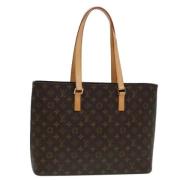 Pre-owned Canvas totes Louis Vuitton Vintage , Brown , Dames