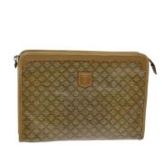 Pre-owned Canvas clutches Celine Vintage , Beige , Dames