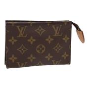 Pre-owned Canvas pouches Louis Vuitton Vintage , Brown , Dames