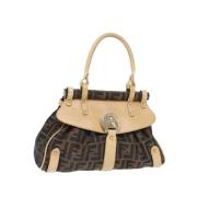 Pre-owned Canvas handbags Fendi Vintage , Brown , Dames