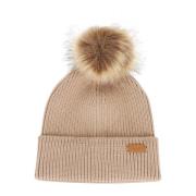 Hat and Scarf Set Barbour , Beige , Dames