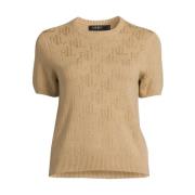 Jamyzah Korte Mouw Pullover Ralph Lauren , Brown , Dames