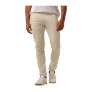 Beige Chino Riser Chino Stretch Cast Iron , Beige , Heren