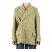 Groene Acryl Polyester Jas MM6 Maison Margiela , Green , Dames