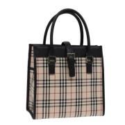 Pre-owned Canvas handbags Burberry Vintage , Beige , Dames