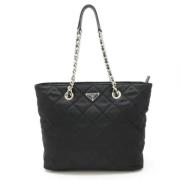 Pre-owned Leather prada-bags Prada Vintage , Black , Dames