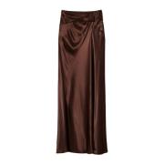 Matchende Rokken Set Twinset , Brown , Dames