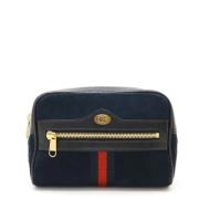 Pre-owned Leather gucci-bags Gucci Vintage , Blue , Dames