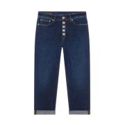 Klassieke Denim Jeans voor Mannen Dondup , Blue , Dames