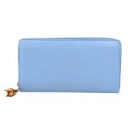 Pre-owned Leather wallets Gucci Vintage , Blue , Dames