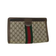 Pre-owned Canvas gucci-bags Gucci Vintage , Brown , Dames