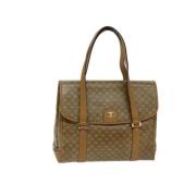 Pre-owned Canvas handbags Celine Vintage , Beige , Dames