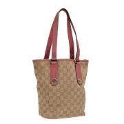 Pre-owned Canvas gucci-bags Gucci Vintage , Brown , Dames