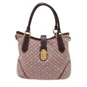 Pre-owned Canvas totes Louis Vuitton Vintage , Red , Dames