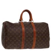 Pre-owned Canvas louis-vuitton-bags Louis Vuitton Vintage , Brown , Da...