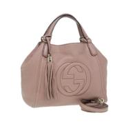 Pre-owned Leather gucci-bags Gucci Vintage , Pink , Dames