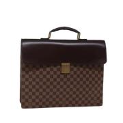 Pre-owned Coated canvas handbags Louis Vuitton Vintage , Brown , Dames