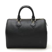 Pre-owned Leather louis-vuitton-bags Louis Vuitton Vintage , Black , D...