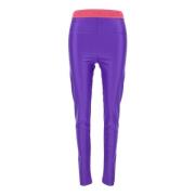 Broek Versace Jeans Couture , Purple , Dames