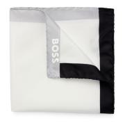 Luxe Zijden Zakdoek Hugo Boss , Multicolor , Heren