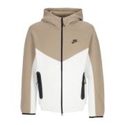 Lichte Tech Fleece Hoodie Rits Windrunner Nike , White , Heren