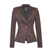 Stijlvolle Jas in Puntstof Pinko , Multicolor , Dames