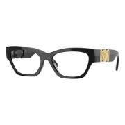 Stijlvolle Bril in Zwart Versace , Black , Dames