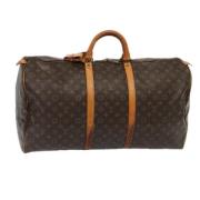 Pre-owned Canvas travel-bags Louis Vuitton Vintage , Brown , Dames