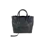 Pre-owned Leather celine-bags Celine Vintage , Black , Dames