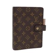 Pre-owned Canvas home-office Louis Vuitton Vintage , Brown , Dames