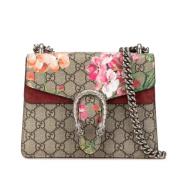 Pre-owned Fabric crossbody-bags Gucci Vintage , Beige , Dames