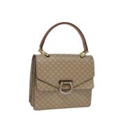 Pre-owned Canvas handbags Celine Vintage , Beige , Dames