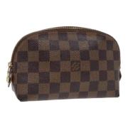 Pre-owned Canvas pouches Louis Vuitton Vintage , Brown , Dames