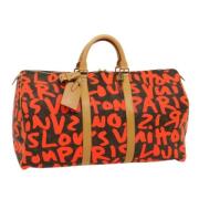 Pre-owned Canvas louis-vuitton-bags Louis Vuitton Vintage , Orange , D...