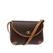 Pre-owned Leather celine-bags Celine Vintage , Brown , Dames