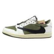 Travis Scott Laag Medium Olive Sneakers Jordan , Green , Heren