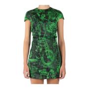 Groene Jurk A20735 Acne Studios , Green , Dames