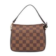 Pre-owned Canvas handbags Louis Vuitton Vintage , Brown , Dames