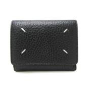 Pre-owned Leather wallets Maison Margiela Pre-owned , Black , Heren