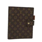 Pre-owned Canvas home-office Louis Vuitton Vintage , Brown , Dames